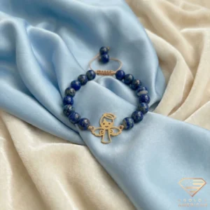 Gold Angel Blue Lapis Bracelet for Kids Gold Angel & Blue Lapis Bracelet for Kids