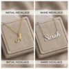 Gold Name Necklace vs Initial Necklace