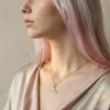 Gold Pet Name Necklace Model 3.4