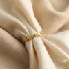 Golden Signature Gold Name Ring Hannah