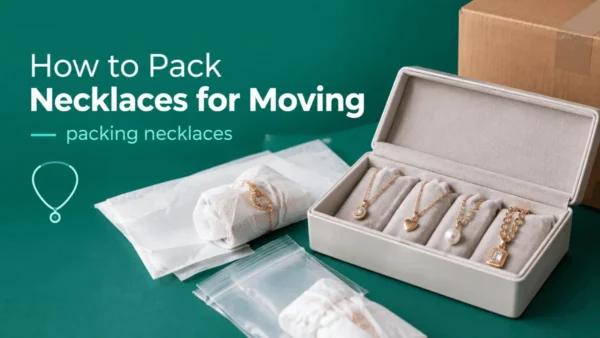 How to Pack Necklaces for Moving | packing necklaces