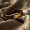 engraved gold bracelet for men