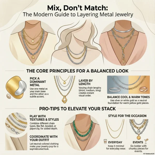 How to Coordinate Mixed Metal Jewelry With Outfits: Ultimate Style Guide