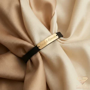 custom name bracelet with engraving