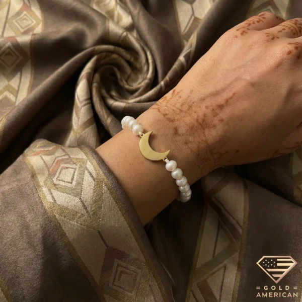 Qamar Gold Bracelet on Hamd