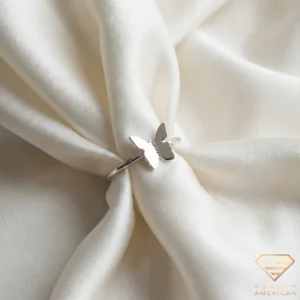 Silver Butterfly Ring
