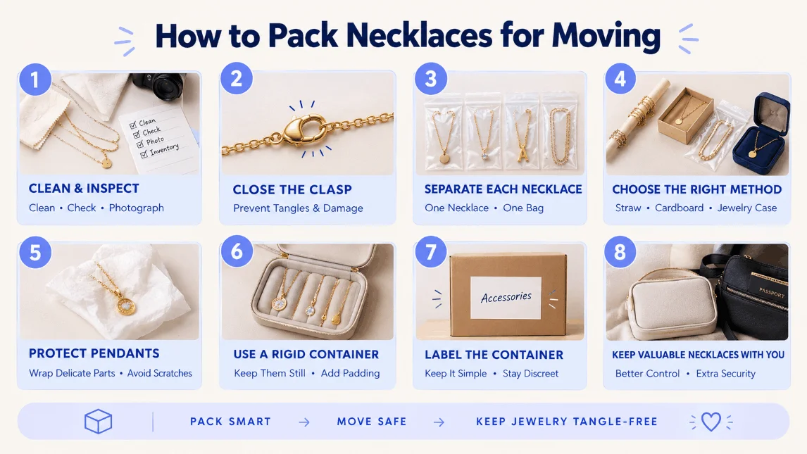 how to pach necklace for moving 1 how to pack necklace for moving
