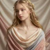 14k Gold Unicorn Pendant Necklace Model