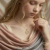14k Gold Unicorn Pendant Necklace Model 3.4