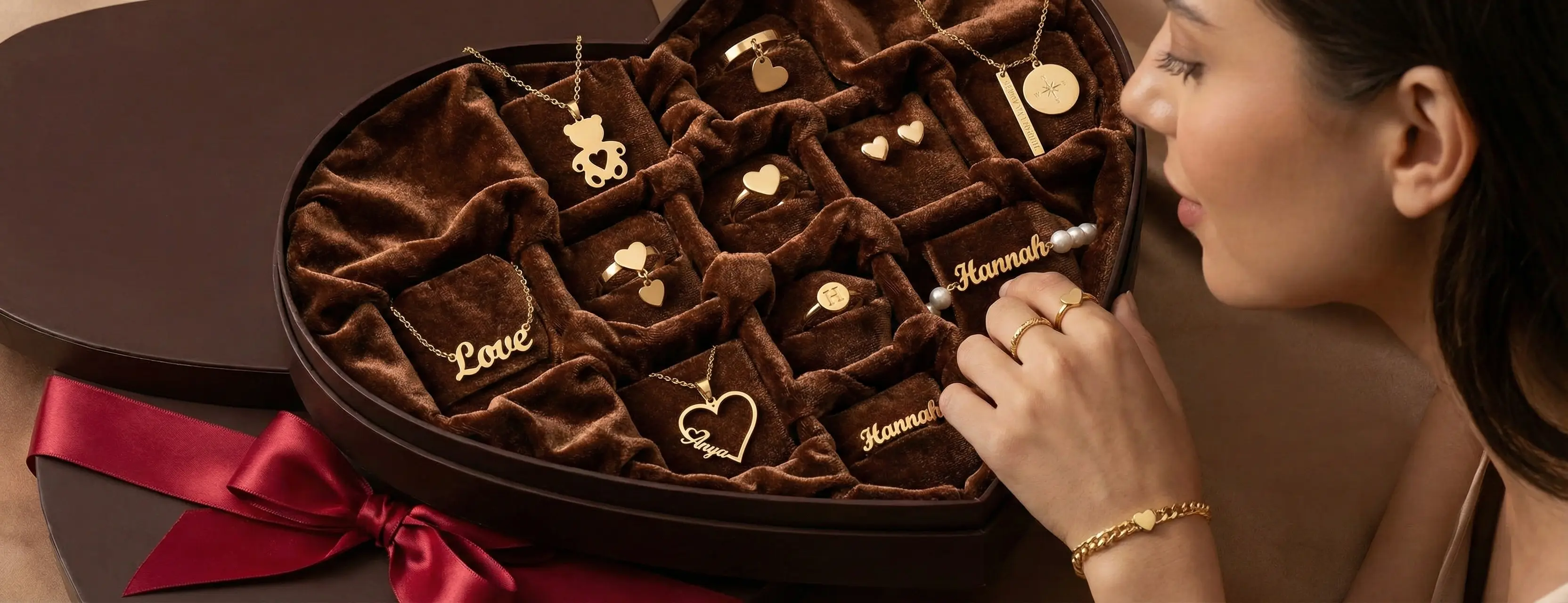 gold american valentine