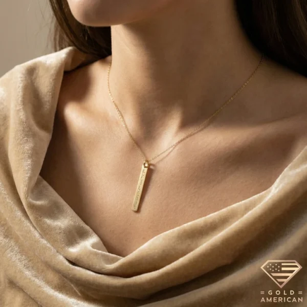 Gold I Love You Morse Code Plate Model