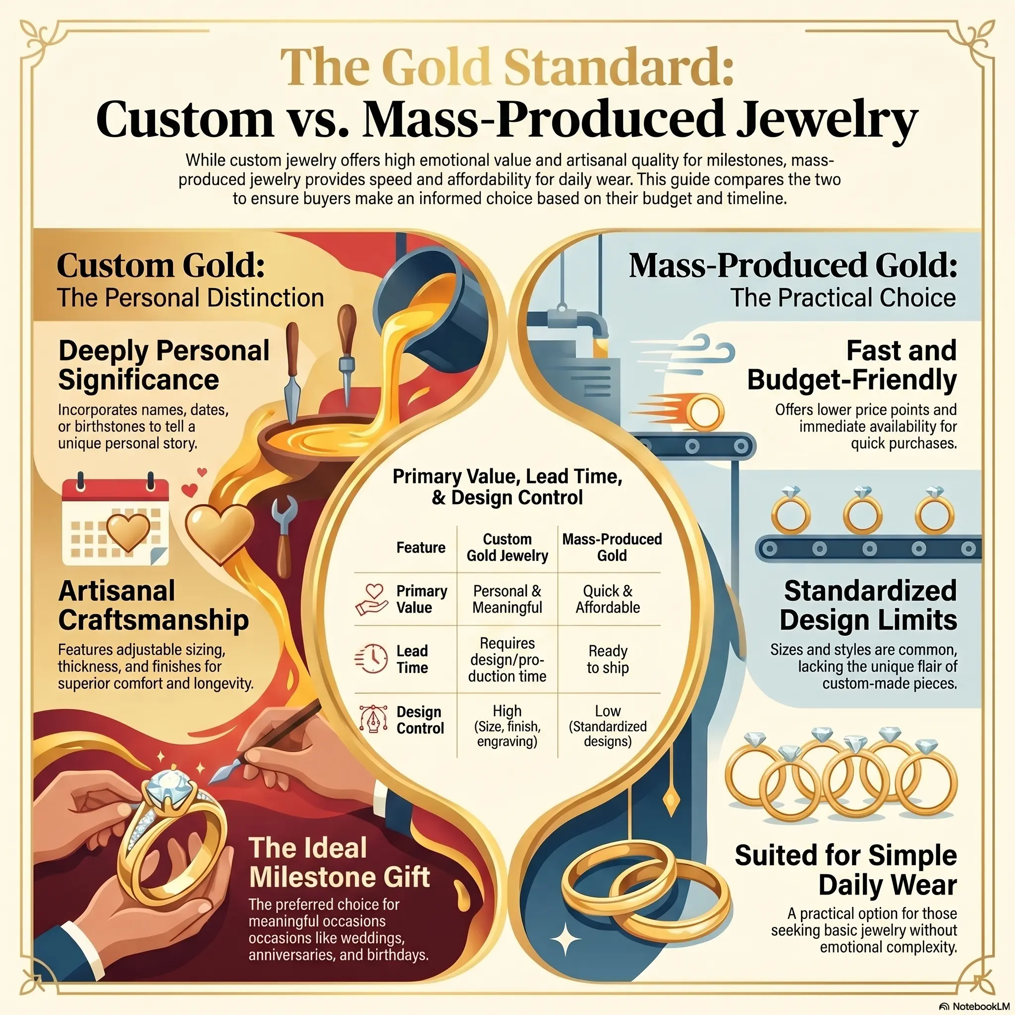 Custom Gold Jewelry vs Mass Produced Gold 2 Custom Gold Jewelry vs Mass-Produced Gold