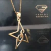 gold necklace pendant with chain