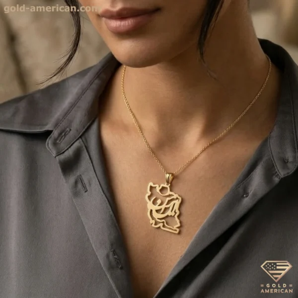 Iran Map Pendant