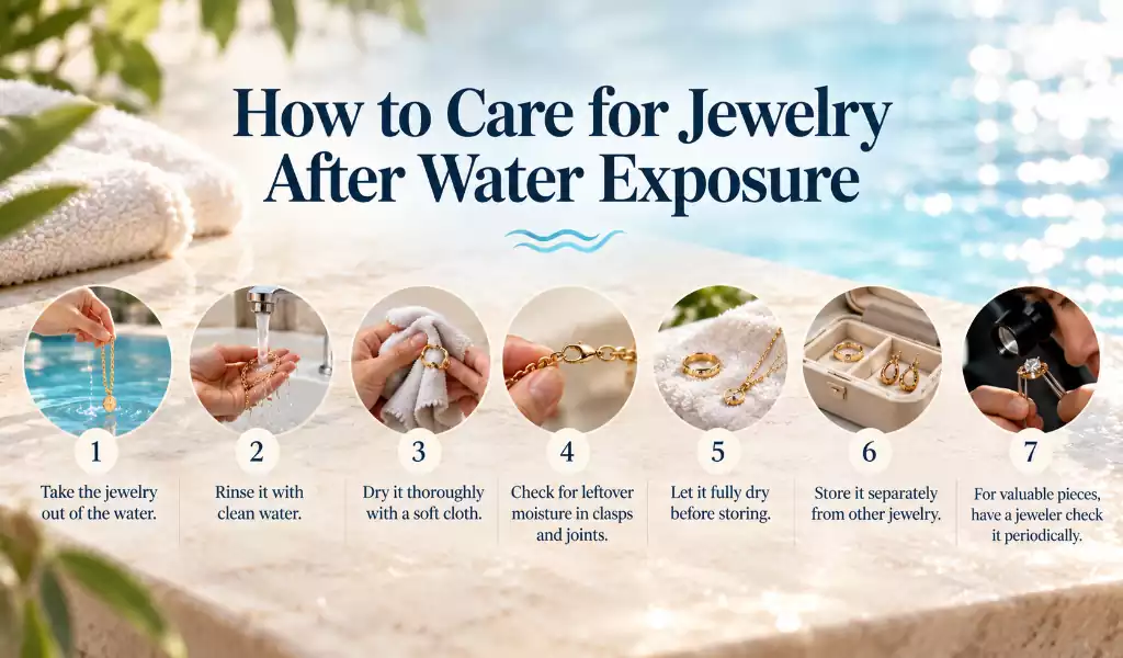 Best Jewelry for Swimming.Showering Daily 3
