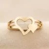 Gold Heart Rings
