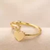 Gold Initial Ring