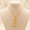 Gold Monogram Necklace