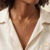 Coquette Aesthetic Gold Bow Necklace