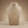 Fatemeh Vertical Script Name Necklace
