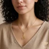 Fatemeh Vertical Script Name Necklace