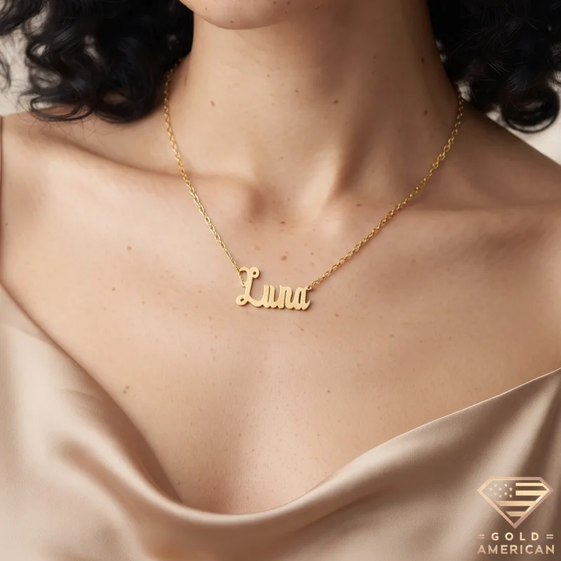 Luna Personalized Name Necklace