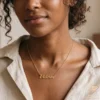 Victoria Signature Lettering Pendant