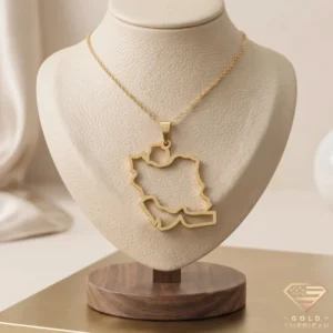 Iran Heritage Outline Pendant Necklace